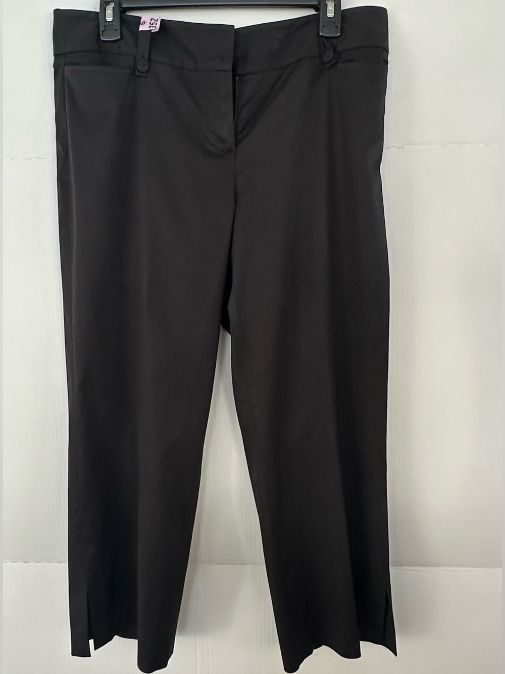 Ann Taylor LOFT Black Tailored Cropped Dress Pants